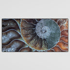 Spiral Ammonite Fossil Desk Mat Gallery Image 3