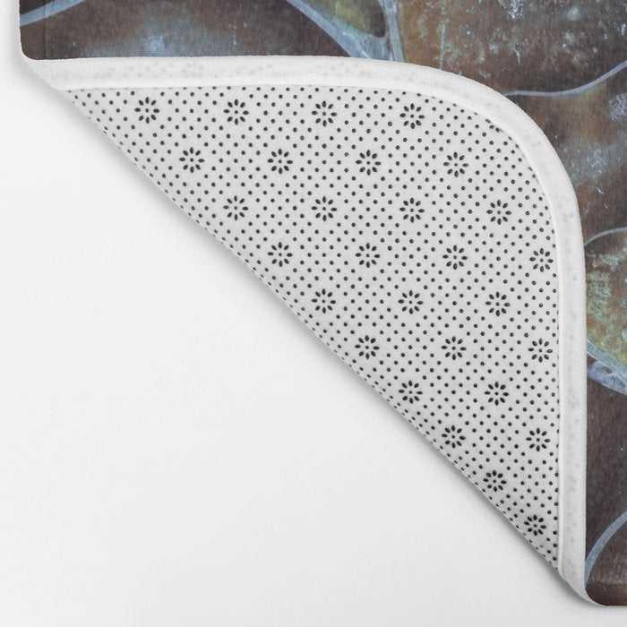 Spiral Ammonite Fossil Bath Mat Gallery Image 2