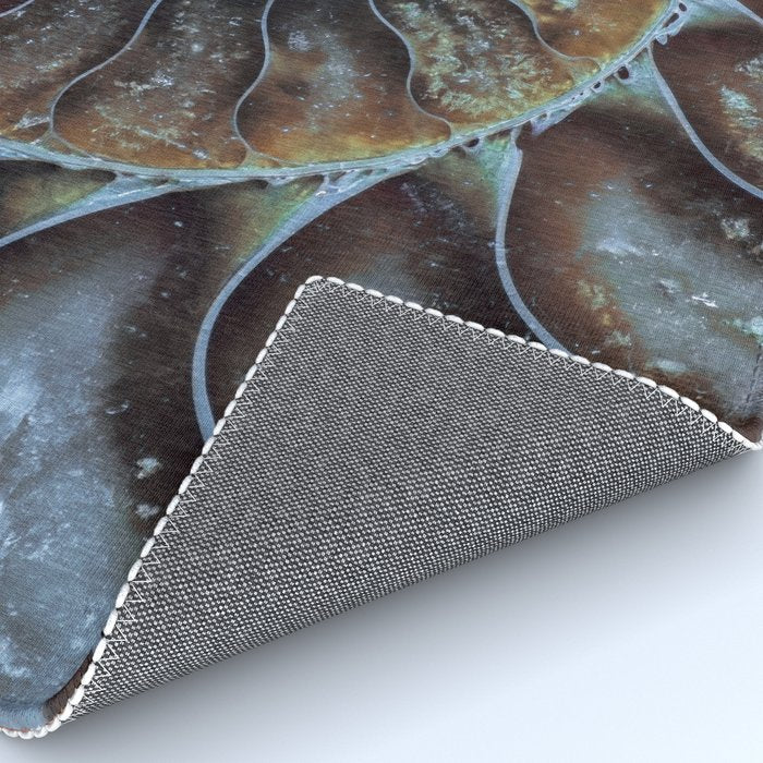 Spiral Ammonite Fossil Rug Gallery Image 4