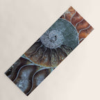 Spiral Ammonite Fossil Yoga Mat Gallery Image 1