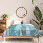 Precious Aqua And Turquoise Glamour Comforter Gallery Image 3
