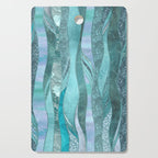 Precious Aqua And Turquoise Glamour Cutting Board Gallery Image 1