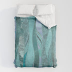 Precious Aqua And Turquoise Glamour Comforter Gallery Image 6