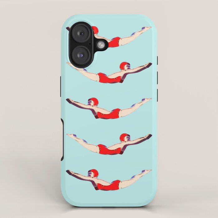 Swimmer Girls iPhone Case Gallery Image 1