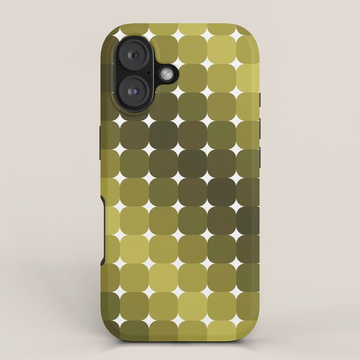 Retro Rounded Rectangle Gradient - Green iPhone Case Gallery Image 1