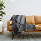 Leaf Photography Throw Blanket Gallery Image 1