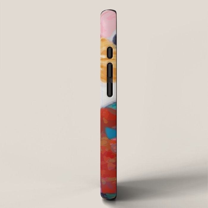 Gustav Klimt Style Painting of Tabby Cat with Green Eyes iPhone Case Gallery Image 2