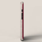 Timeless Crimson Heritage Stripes iPhone Case Gallery Image 2