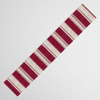 Timeless Crimson Heritage Stripes Table Runner Gallery Image 3