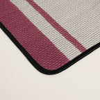 Timeless Crimson Heritage Stripes Desk Mat Gallery Image 4
