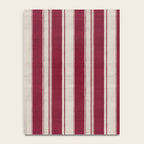 Timeless Crimson Heritage Stripes Notebook Gallery Image 4
