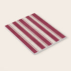 Timeless Crimson Heritage Stripes Notebook Gallery Image 3