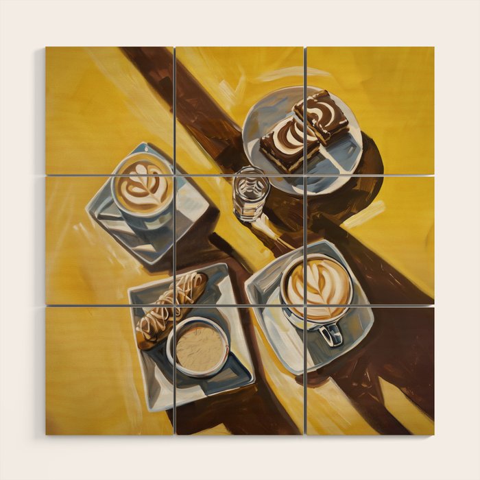 Coffee, Sweets and Sunlight Wood Wall Art Gallery Image 1
