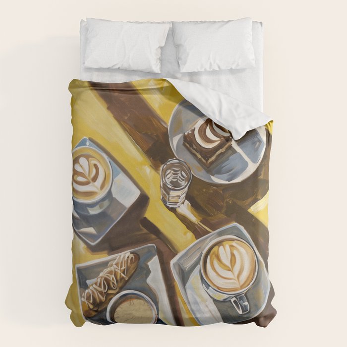 Coffee, Sweets and Sunlight Duvet Cover Gallery Image 6