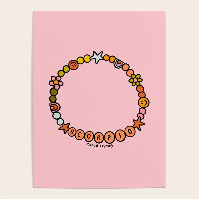 Scorpio Friendship Bracelet Poster Gallery Image 4