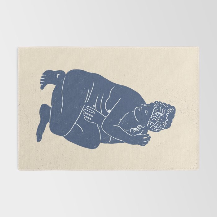 Blue Nude Rug Gallery Image 2