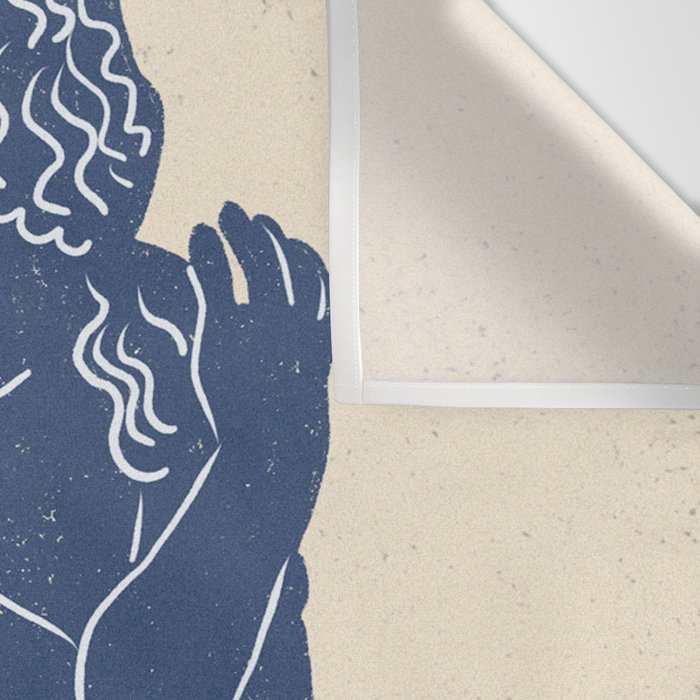 Blue Nude Wall Tapestry Gallery Image 3