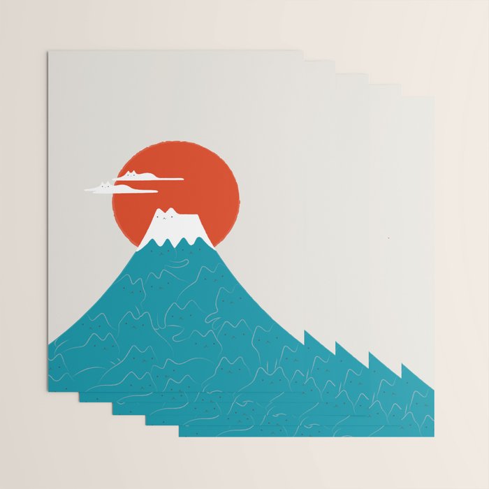 Cat Landscape 144 Wrapping Paper Gallery Image 3