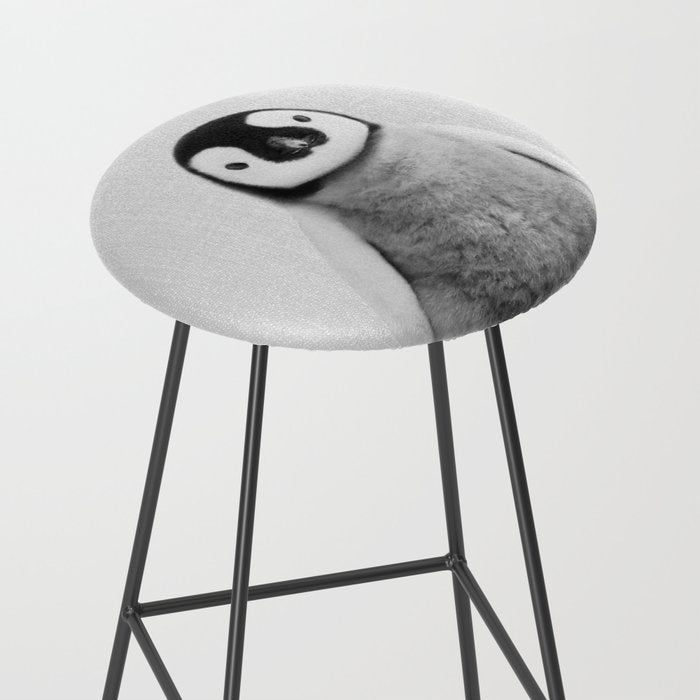 Baby Penguin - Black & White Stool Gallery Image 2