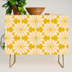 Retro Modern Daisy - Yellow Mostard Credenza Gallery Image 1