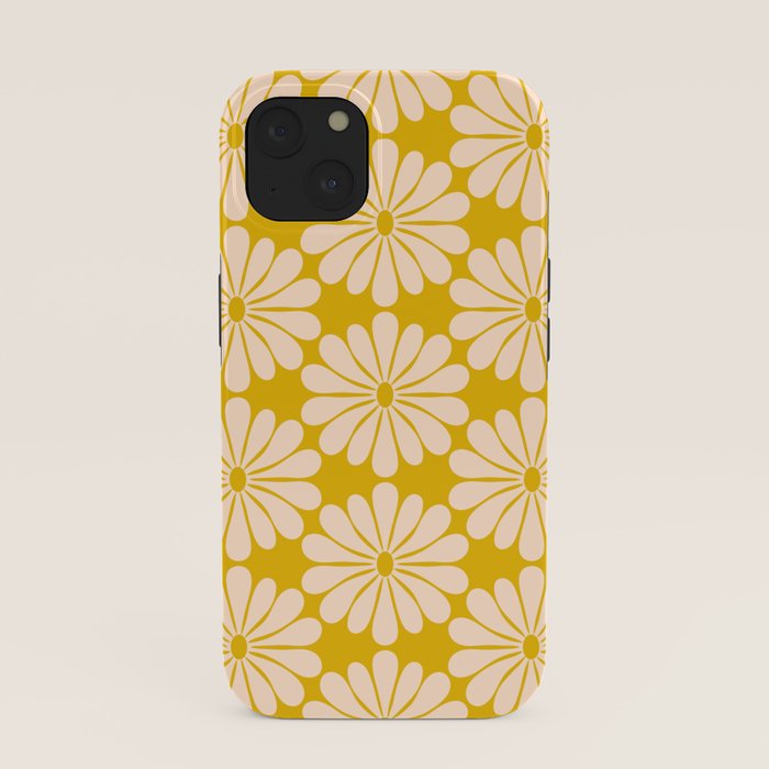 Retro Modern Daisy - Yellow Mostard iPhone Case Gallery Image 37