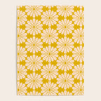 Retro Modern Daisy - Yellow Mostard Poster Gallery Image 4