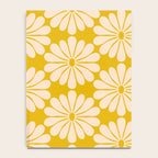Retro Modern Daisy - Yellow Mostard Notebook Gallery Image 4