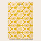 Retro Modern Daisy - Yellow Mostard Cutting Board Gallery Image 1