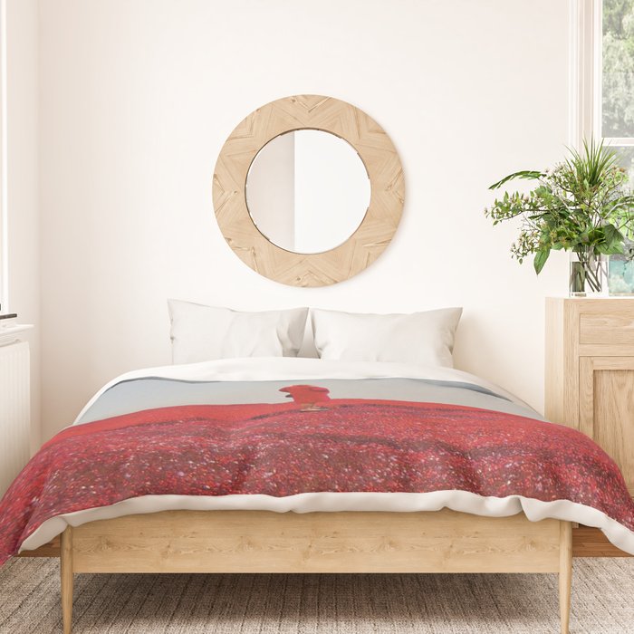 Everything was Red Duvet Cover Gallery Image 3