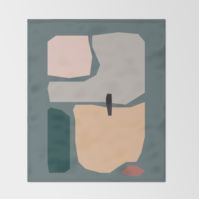 // Shape study #20 Throw Blanket Gallery Image 2
