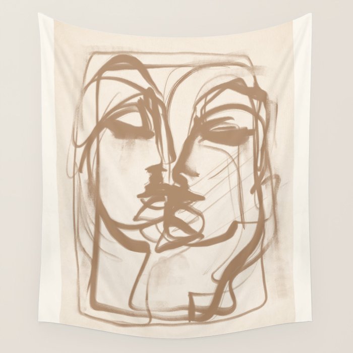 Kiss 3 Wall Tapestry Gallery Image 1