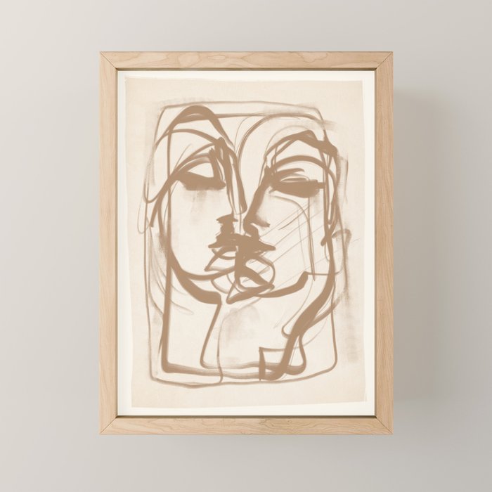 Kiss 3 Mini Art Print Gallery Image 1