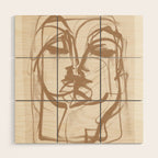 Kiss 3 Wood Wall Art Gallery Image 1