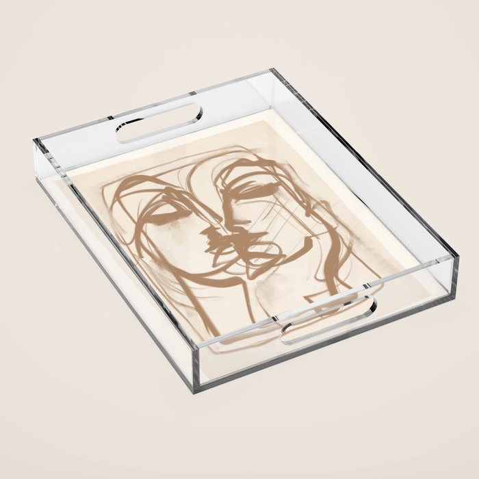 Kiss 3 Acrylic Tray Gallery Image 1