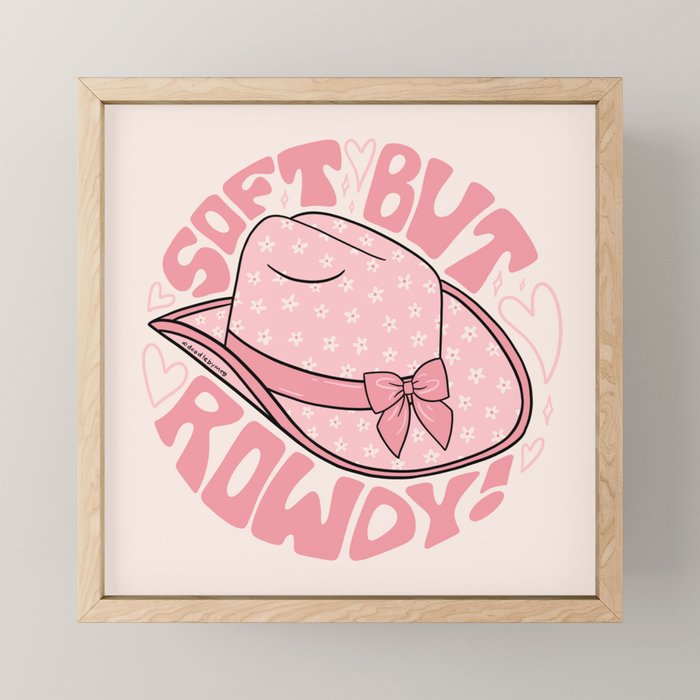 Soft But Rowdy Mini Art Print Gallery Image 1