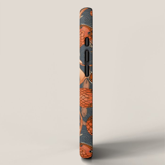 paisley fish gray iPhone Case Gallery Image 2