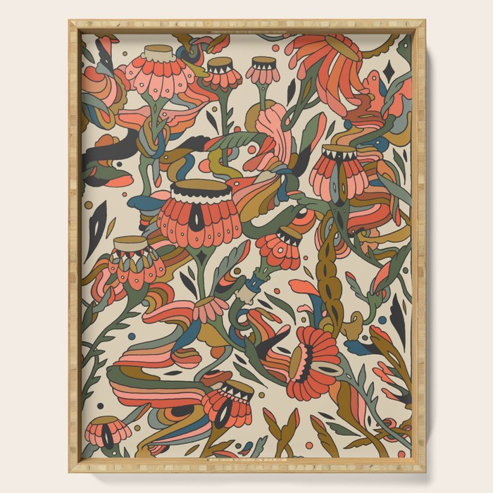Blending In Pattern Serving Tray Gallery Image 1