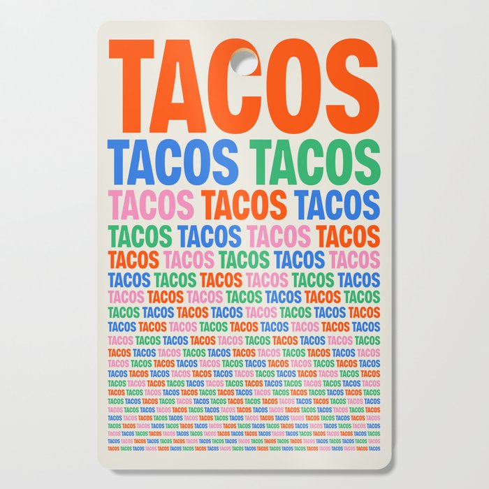 253 Tacos Cutting Board Gallery Image 1