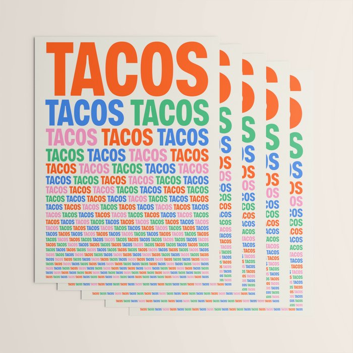 253 Tacos Wrapping Paper Gallery Image 3