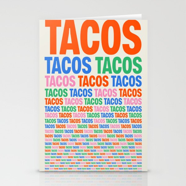 253 Tacos Stationery Card Gallery Image 2