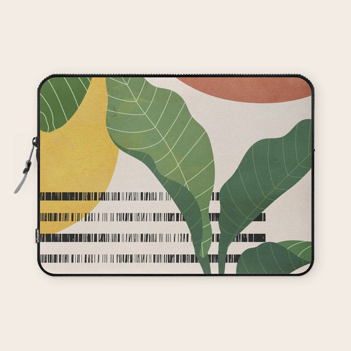 Tropical Garden Leaves 03 Laptop Sleeve Gallery Image 1