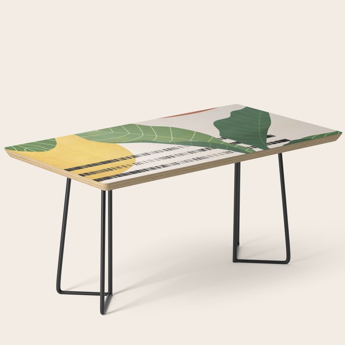 Tropical Garden Leaves 03 Coffee Table Gallery Image 1
