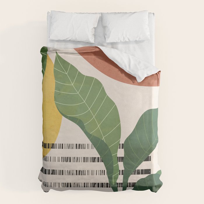 Tropical Garden Leaves 03 Duvet Cover Gallery Image 6