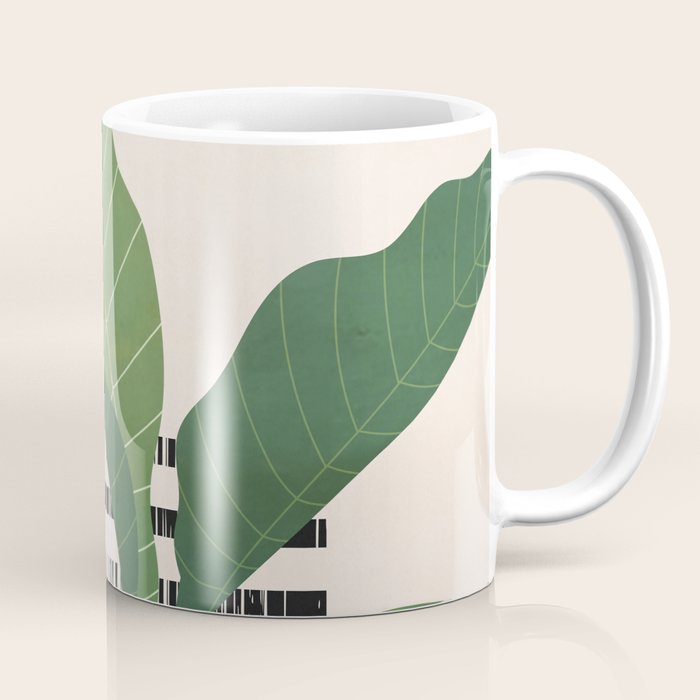 Tropical Garden Leaves 03 Coffee Mug Gallery Image 1
