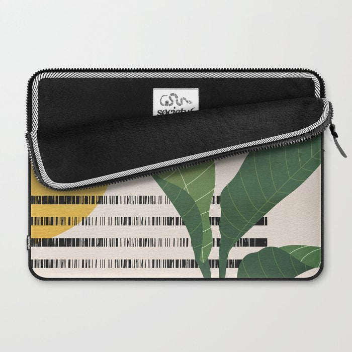 Tropical Garden Leaves 03 Laptop Sleeve Gallery Image 2