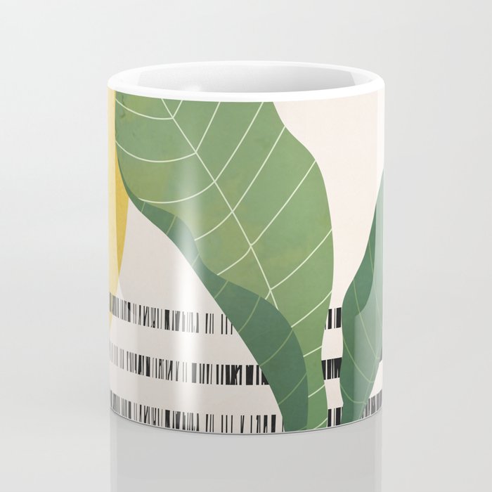 Tropical Garden Leaves 03 Coffee Mug Gallery Image 4