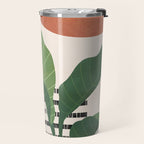Tropical Garden Leaves 03 Travel Mug Gallery Image 2