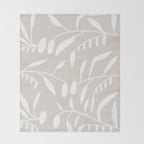 Botanica 01 Throw Blanket Gallery Image 2