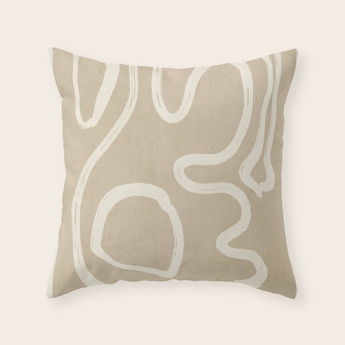Abstract line art 71 Throw Pillow Gallery Image 6