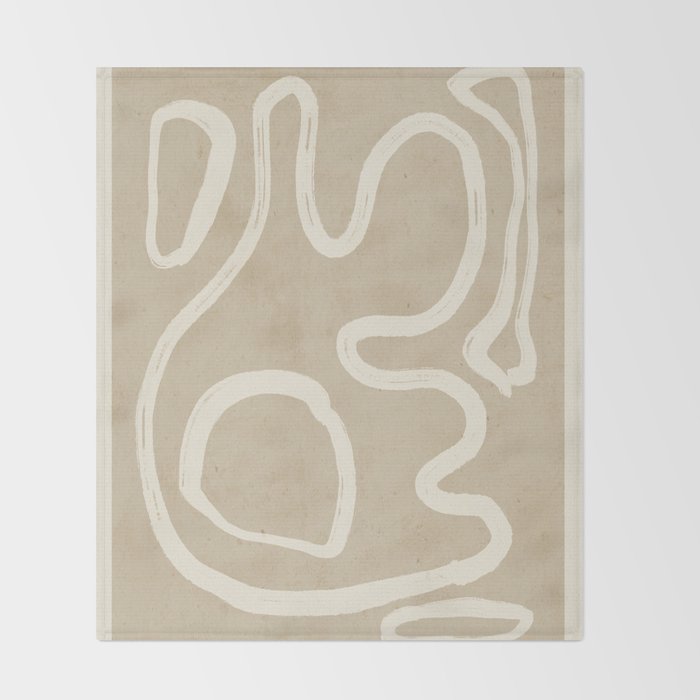 Abstract line art 71 Throw Blanket Gallery Image 2